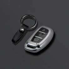 3-Button TPU Car Key Cover Compatible With Hyundai Solaris Verna Elantra Santa Fe I10 I20 I30 I35 I40 IX35 IX45 Creta Tucson Accent - A - View 5