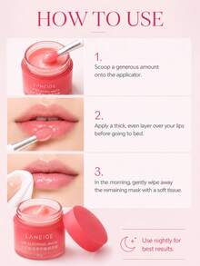 Laneige Lip Sleeping Mask EX 20g, Melembapkan Secara Mendalam dan Memudarkan Garis-Garis Bibir - 20 gram - View 10