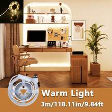 10m/5m/3 Meters/2m/1m, Smart Easy Install White USB-LED Button Switch Light Strip, With Switch - Multi-Functional And Cuttable, LED Light Strip, USB Powered, With Button Control, Warm White, Bedroom, Closet, Kitchen Cabinet Decoration Easy Installation, Bedroom LED Light Perfect Fit, Great For TV Backlight, Bedroom, Living Room Decoration, Office Desk Accessories, Travel, Camping, Party And Birthday Gifts, Living Room Light - White - View 12