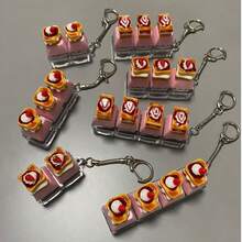 Keyzonic Creative Stress Relief Gadget Strawberry Cake Sticker Multi-Button Keyboard Toy Small Gift - Multicolor - View 3