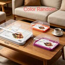 40*30cm Rectangular Handheld Clear Cake Carrier Box, Household Baking Dessert Storage & Transport Container - View 2