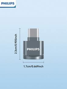 Philips Metal Texture Card Reader, Type-C Interface Plug And Play, Stable Control Chip Ensures Smooth Read/Write, Suitable For Fast Transfer Of Photography Materials And Office Documents - View 8