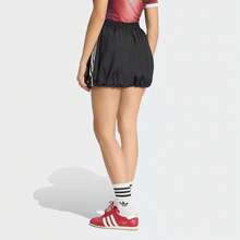 Adidas Clover-Patterned Loose-Fitting Outdoor Woven Women's Lantern Shorts - Black and White - View 7