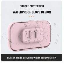 1Pc 360° Rotatable Waterproof Anti-Fog Bathroom Phone Holder Punch Free Wall Mount Touch Screen Phone Case For Shower Bathtub Kitchen Cooking Recipe Viewing Household Dorm Mobile Phone Storage Bracket - Multicolor - View 8