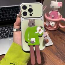 Cute Cartoon Phone Stand With Flexible Support Legs, Soft & Flexible Phone Clip, Hands-Free Desktop Viewing Stand, Strong Adhesive Grip Device, Lightweight Portable Phone Tripod, Suitable For Daily Use Or Hanging - Multicolor - View 12
