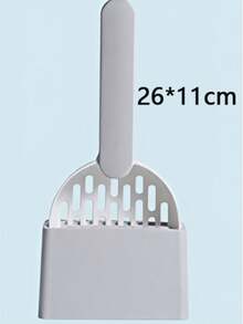Cat Litter Scoop Plastic Cat Litter Scoop With Base Self-Cleaning Cat Litter Box Scoop Kitten Toilet Cleaning Tool Cat Supplies - Multicolor - View 5