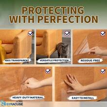 Cat Scratch Protector Film, Anti-Scratch Self-Adhesive Transparent Protective Film, Furniture Sofa Wall Door Protection Film, Anti-Scratch Protective Tape - 20*300cm - View 9