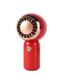 AOYI 1pc Rechargeable Digital Display Portable Handheld 100-Speed Adjustable Mini USB Charging Fan - Multicolor - View 14
