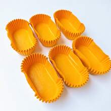Oval Cake Paper Liners, Greaseproof Baking Cups, Cake Inserts, Baking Tools, Cake Tools - Oval Cupcake Liners - View 7