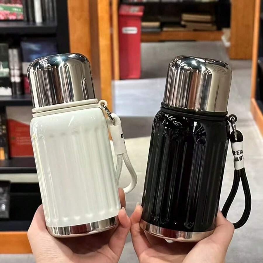 1個 500ml/17.63oz 316不鏽鋼真空保溫水瓶,多巴胺亮色,防漏,保溫保冷,高端設計,適合辦公室、學校、露營、運動和旅行 - 彩色 - 查看 1