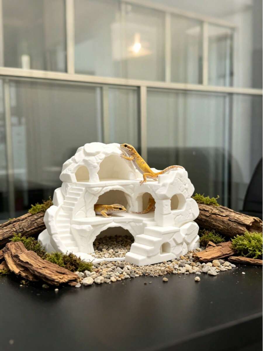 壁虎躲藏處 / 爬蟲別墅 / 岩洞庇護所 / 景觀裝飾 / 魚缸配件 / 蜥蜴棲息地 / 爬蟲躲藏處 / 魚缸景觀裝飾