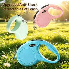 Automatic Retractable Dog Leash, Non-Slip Handle, 360° Anti-Winding Lock, Bite-Resistant And Pull-Resistant, Specially Designed For Outdoor Walking Of Small And Medium-Sized Dogs - Multicolor - View 2