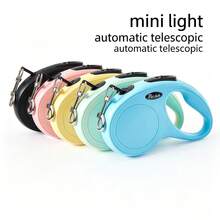 Automatic Retractable Dog Leash, Non-Slip Handle, 360° Anti-Winding Lock, Bite-Resistant And Pull-Resistant, Specially Designed For Outdoor Walking Of Small And Medium-Sized Dogs - Multicolor - View 3