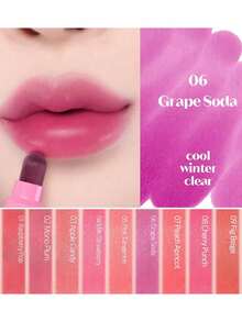 ETUDE Dear Dear 唇彩筆 #06 葡萄蘇打 3.5g，高顯色、易上妝、保濕緞面霧面妝效、精準筆尖、防暈染、純素、K-Beauty 韓系彩妝、Olive Young、禮品 - 06 - 查看 4