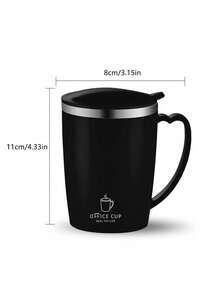 1pc Stainless Steel Mug, Suitable For Juice, Milk, Coffee, Perfect Birthday And Holiday Gift, Gift For Family, Gift For Him, Fun Mug - Multicolor - View 2