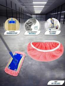 Extra Large (Mop Not Included) Reusable Microfiber Mop Pads, Microfiber Cleaning Mop Replacement Pad,Flat Mop Replacement Cloth Cover Mop,Super Absorbent Reusable Mop Pad, Compatible With XL Mop, Dry And Wet Wiping | Connector Pad | Cleaning Cloth, - Multicolor - View 10