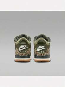 Teenager AIR JORDAN 3 RETRO BG RT Basketball Shoes Low-Top DM0967-202 - Green - View 4