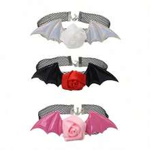 2pcs/Set Halloween Black Bat Headband, Atmospheric Party Costume Accessory, Photo Prop - Multicolor - View 11