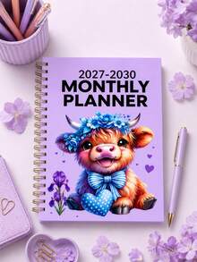 1本 2026-2030 女性月計畫筆記本，A5 60個月月週日計畫日曆手帳 2027，適用教師、學生與居家使用，返校用品、辦公桌配件、居家必需品 - A5 - 查看 2