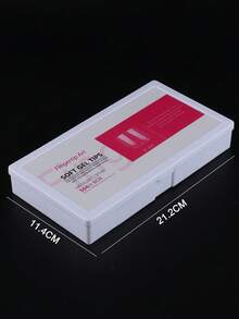 504片透明軟膠腳趾甲片 12種尺寸 半包覆預成型方形假腳趾甲 壓克力腳趾甲延伸片 含盒裝 美甲膠囊 夏日沙龍居家DIY腳趾甲美甲足部護理 - 查看 8