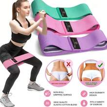High Elasticity Hip Resistance Band, Suitable For Home Workout, Muscle Strength Training (Unisex), Fitness Accessory - A - View 7