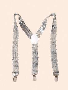 1pc Sequin Strap, Elastic Band, Suitable For Party Halloween - Multicolor 1 - View 14