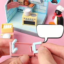 Mattel Penguin Little Piece: Dream Cottage Series - Creative Building Blocks Toy And Decor (Ideal Holiday Gift) (Mixed Colors) - Multicolor - View 7