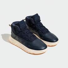 Adidas Autumn/Winter Unisex Couple Mid-Top Thermal Lined Casual Sneakers IF1626 - Navy Blue - View 5