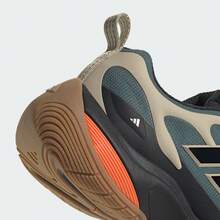 Adidas Unisex Running Sports Shoes, Spring/Summer Mesh Upper Thick Sole Casual Sneakers For Couples JQ7576 - Ivy Green / Black / Warm Sand - View 10