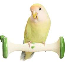 Parrot Perch Bird Nail File Perch Ceramic Claw Grinding Stick-Bird Nail File-Suitable For Parrot, Partner, Parakeet And Xuanfeng Parrot Bird Cage Accessories - Green - View 8