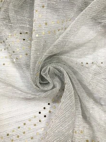 1pc Women's Shiny Metallic Sequin Breathable Scarf, Fashionable & Versatile Accessory, Beach, Holiday, Travel Essential - Multicolor - View 4