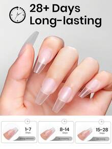 100g Solid Nail Glue Gel For Nail Tips Clear Press On Nails, Beginner-Friendly, Hard Gel For Nail Extension & 3D Sculpting Nail Art For DIY Home And Salon Use UV Light Cured - SOLID NAIL GLUE - View 2