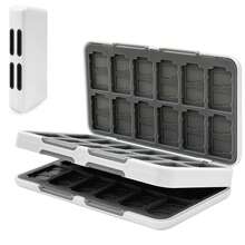 ONETIAOLONG Caja de almacenamiento con 48 ranuras para tarjetas de juego y 96 ranuras para tarjetas Micro SD, compatible con Switch, Switch Lite/OLED/NS - Ver 12