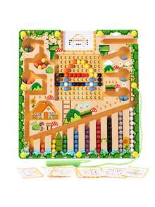 Fun Magnetic Maze Toy: Color Sorting, Focus Training & Brain Development Game For Kids – Perfect Gift For Birthday, Halloween Or Christmas - Multicolor - View 11