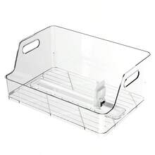 Transparent Desktop Book Storage Organizer Rack Display Stand Bookshelf Holder Home Office Desk Manga Magazines Comics CDs Documents Collection Acrylic Shelf Unit - Multicolor - View 12