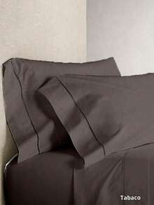 6-Piece Pillowcase Set, 400 Thread Count, Ponto Palito Style - FP - 鏽棕色 - 查看 2