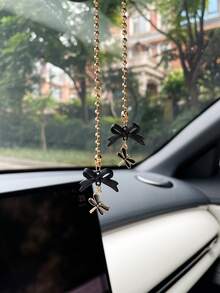 蜻蜓與蝴蝶汽車掛飾創意車內掛飾後視鏡吊飾汽車裝飾 - 掛件 - 查看 6