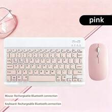 Teclado inalámbrico recargable ultrafino, compatible con iPad, Pro, Mini, Air, compatible con sistemas iOS, Android y Windows, 30 días de uso con una sola carga, teclado inalámbrico de 10 pulgadas - Ver 21