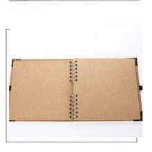 30 Sheets/Book Scrapbook, Kraft Paper Can Be Written On, Can Be Freely Collaged Notebook, Spiral Binding, Bow Design, Scrapbook Supplies, Discarded Magazine DIY Base Paper - Multicolor - View 10