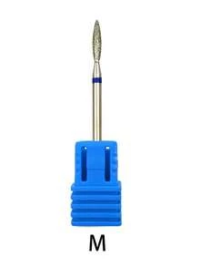 2mm Titanium Russian Flame Nail Drill Bit | Professional Cuticle Cleaning Drill Bit, Rhinestone Tipped (Low Allergen, CE/FDA Certified, Dead Skin Removal) - Silver - View 13