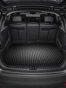 Trunk Mat - Universal, Stylish Houndstooth Pattern - Suitable For Most Cars, SUVs, And Trucks - One-Piece Interior Protection And Outdoor Mat - Durable And Stylish Vehicle Accessory, The Perfect Car Protection Product. - A - View 6