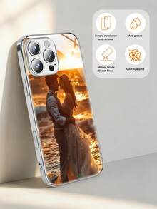 1件客製化橘色手機殼，可個性化簽名，適合朋友、情侶與家人。相容 iPhone 17 Pro Max/AIR/17 Pro/17/16/15/14/13 磁吸磨砂殼，升級全鏡頭保護，S26/S25 ULTRA/S24/S23/S22/S21/S20 相容磨砂半透明防震防刮超薄殼，軍規級保護，聖誕禮物送朋友 - 銀色 - 查看 5
