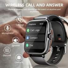 2026 New Outdoor Sports Women Smart Watch, 1.83 Cm Large Screen, USB Charging,Multiple Sports Modes, Pedometer, Remote Photo/Music Playback, Independent Dial Selection, Call History, Men Gift - View 3