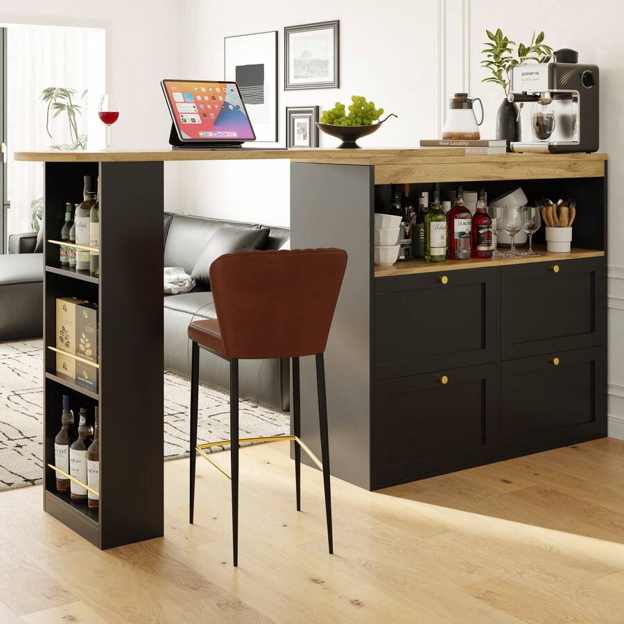 360 ° ,Swivelling,Bar - Black - View 1