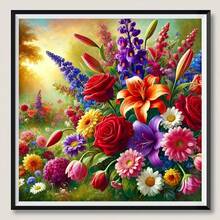 1pc Diamond Painting Kit, Round Diamond Beads DIY Art & Craft, Suitable For Home Wall Decor Gift - round diamond - View 5