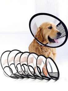 1pc Pet Recovery Collar Protective Cover Cat Dog Anti-Lick Anti-Bite - White - View 8
