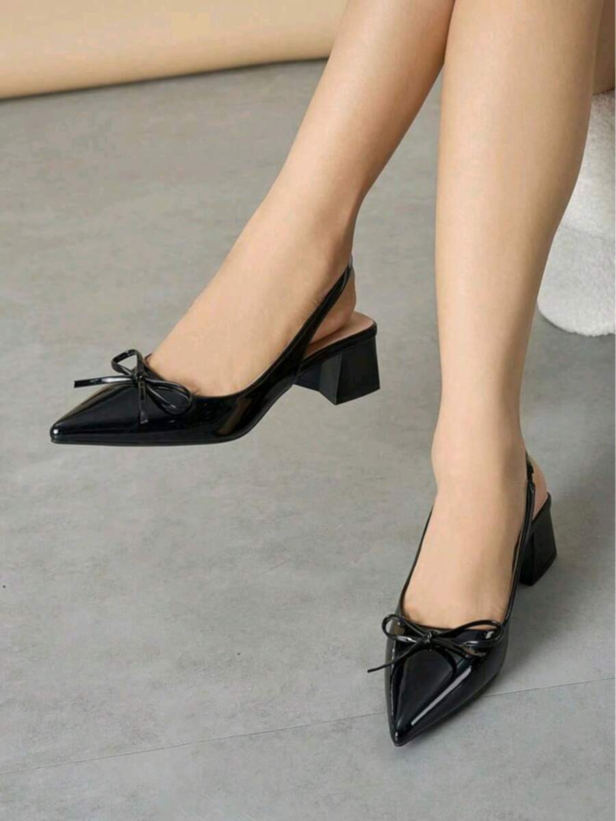GAN AI Women Pumps - Black - View 1