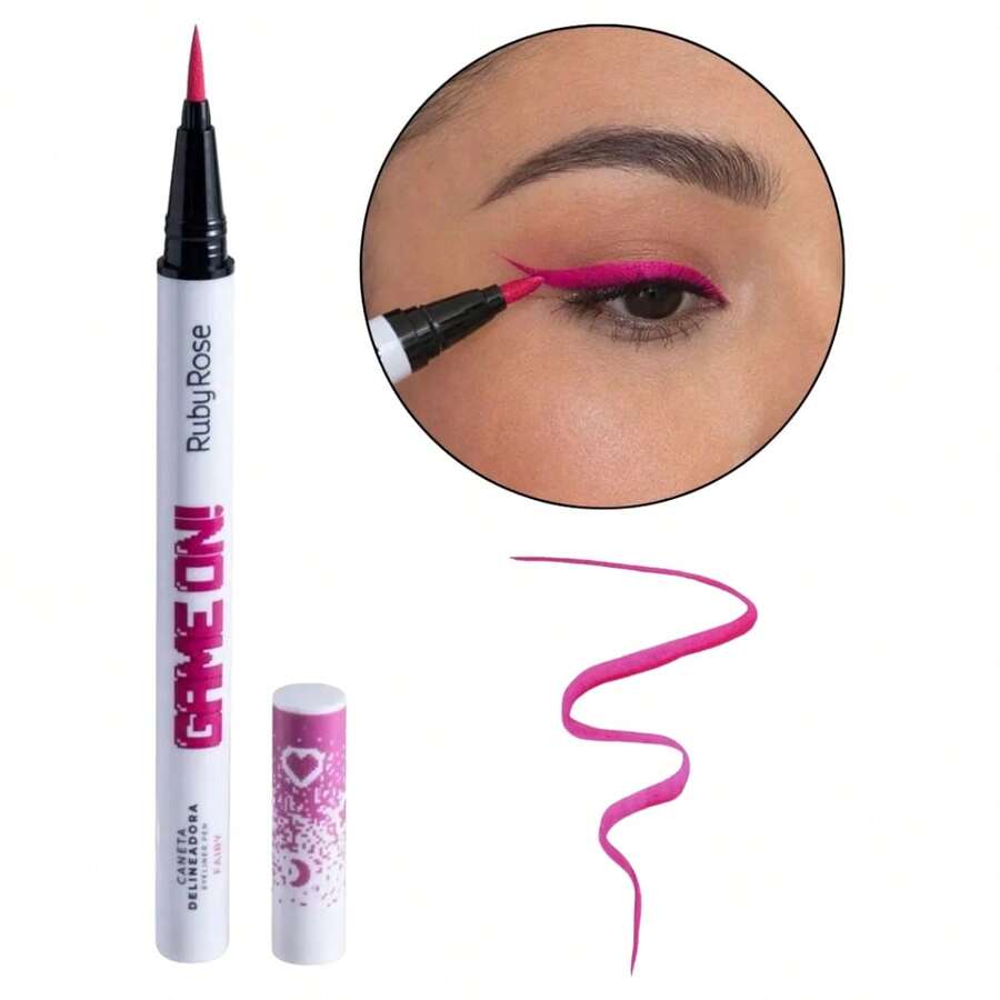 Colored Eyeliner Pen Game On  Matte Finish - 仙女-3 - 查看 1