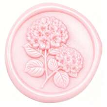 20入/包 3D刺繡花朵蠟封貼紙，婚禮邀請函信封封口貼，自黏白色花朵貼紙，適用於邀請函、禮品包裝、聖誕節 - 粉色 - 繡球花-粉紅色 - 查看 6