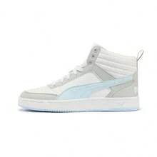 Puma Spring/Autumn Unisex Mid-Top Sports Shoes, Casual Versatile Retro Athletic Sneakers 40098002 - White - Aquamarine - Platinum Gray - View 3